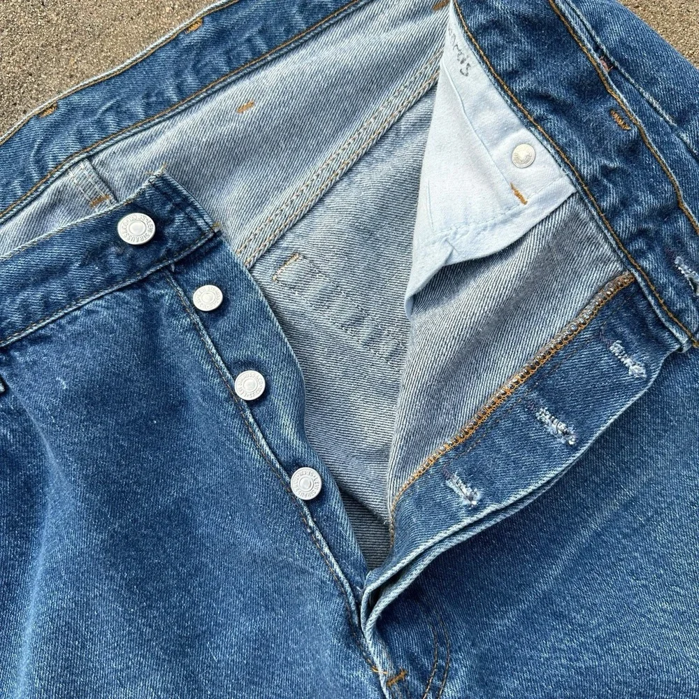 VTG 80s Levi's 501xx Made in USA Men's 40x30 (36x27) Blue Denim Button Fly Jeans